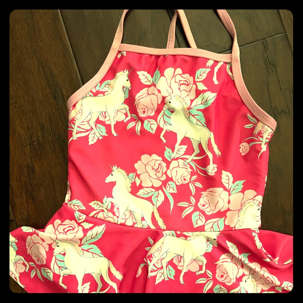 Unicorn toddler swimsuit